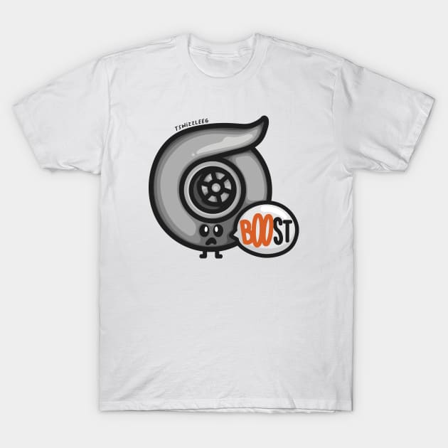 Cutest Turbo - Ghosted (BOOst) T-Shirt by hoddynoddy